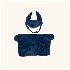 Dækken & Hut til kæphest - Navy - By Astrup